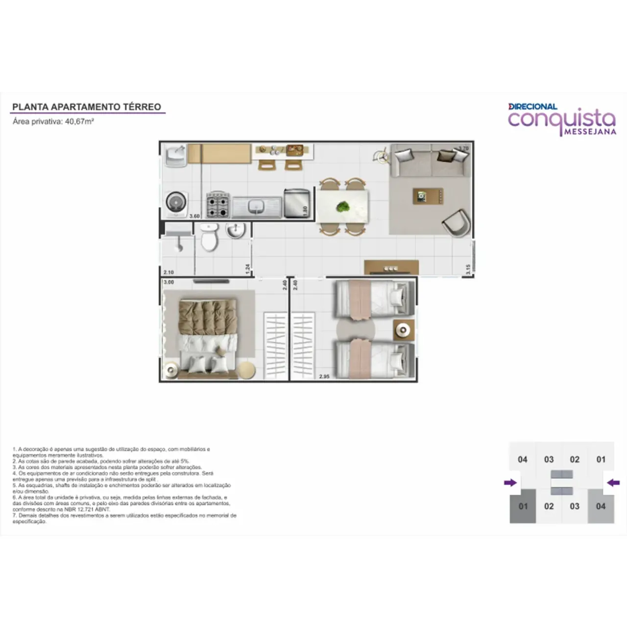 PLANTA 40m²