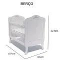 BERÇO E COMODA PROVENÇAL