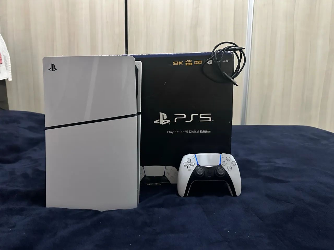 Ps5 slim 1tera com jogos 1 controle 