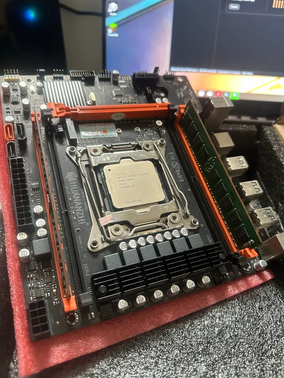 KIT XEON E5-2640V3 X99 +16GB RAM ECC. (Com Defeito) - Foto 3