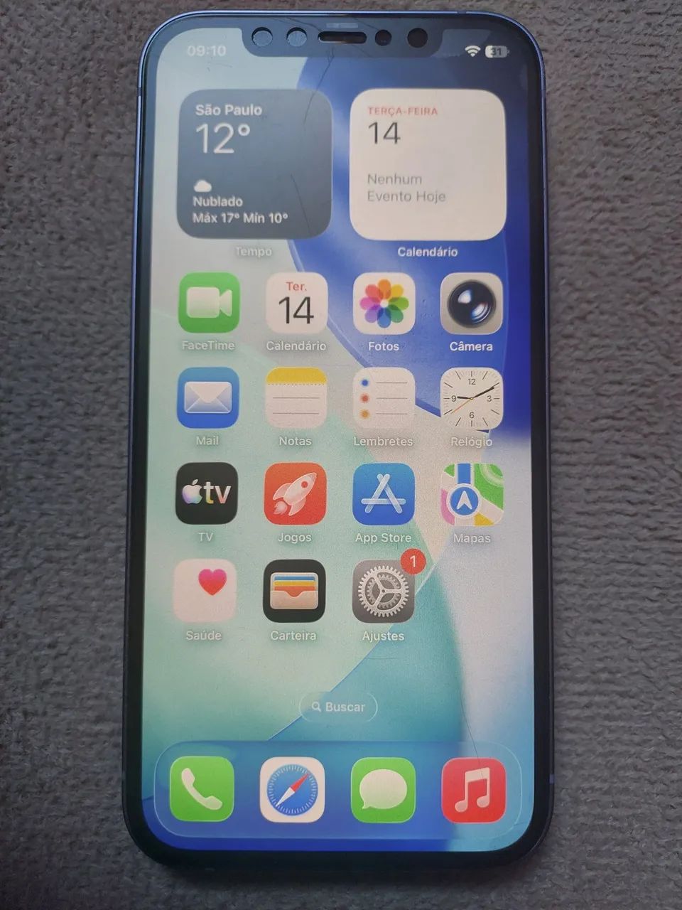 iPhone 12 128Gb Lilás - Excelente Estado