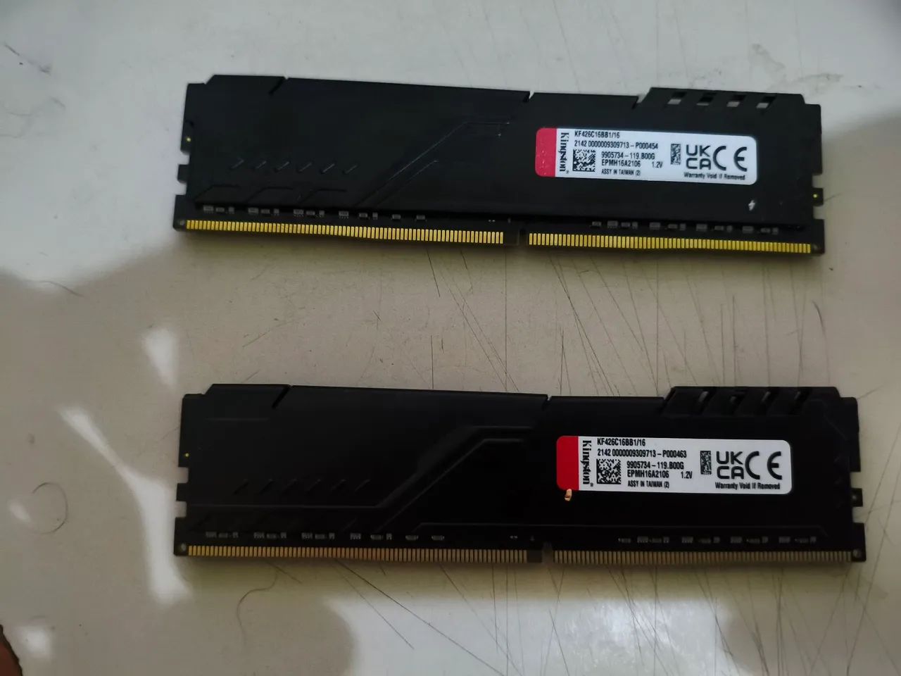 Memória RAM 32(2x16gb)2666Mhz Kingston Fury Beast - Memória RAM
