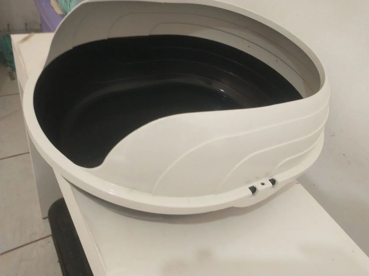 Caixa de areia pra gatos