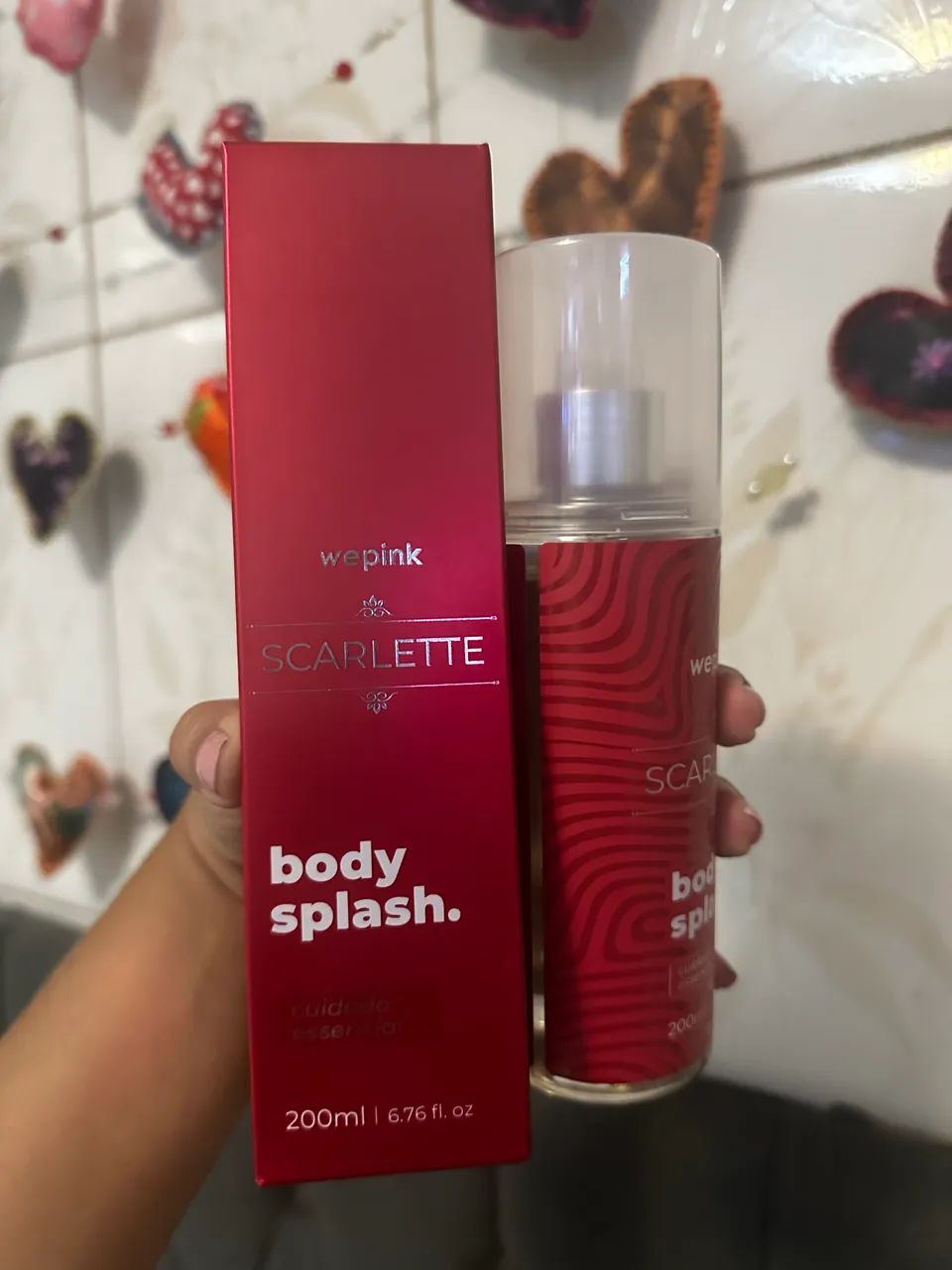 Body Splash Scarlet wepink 