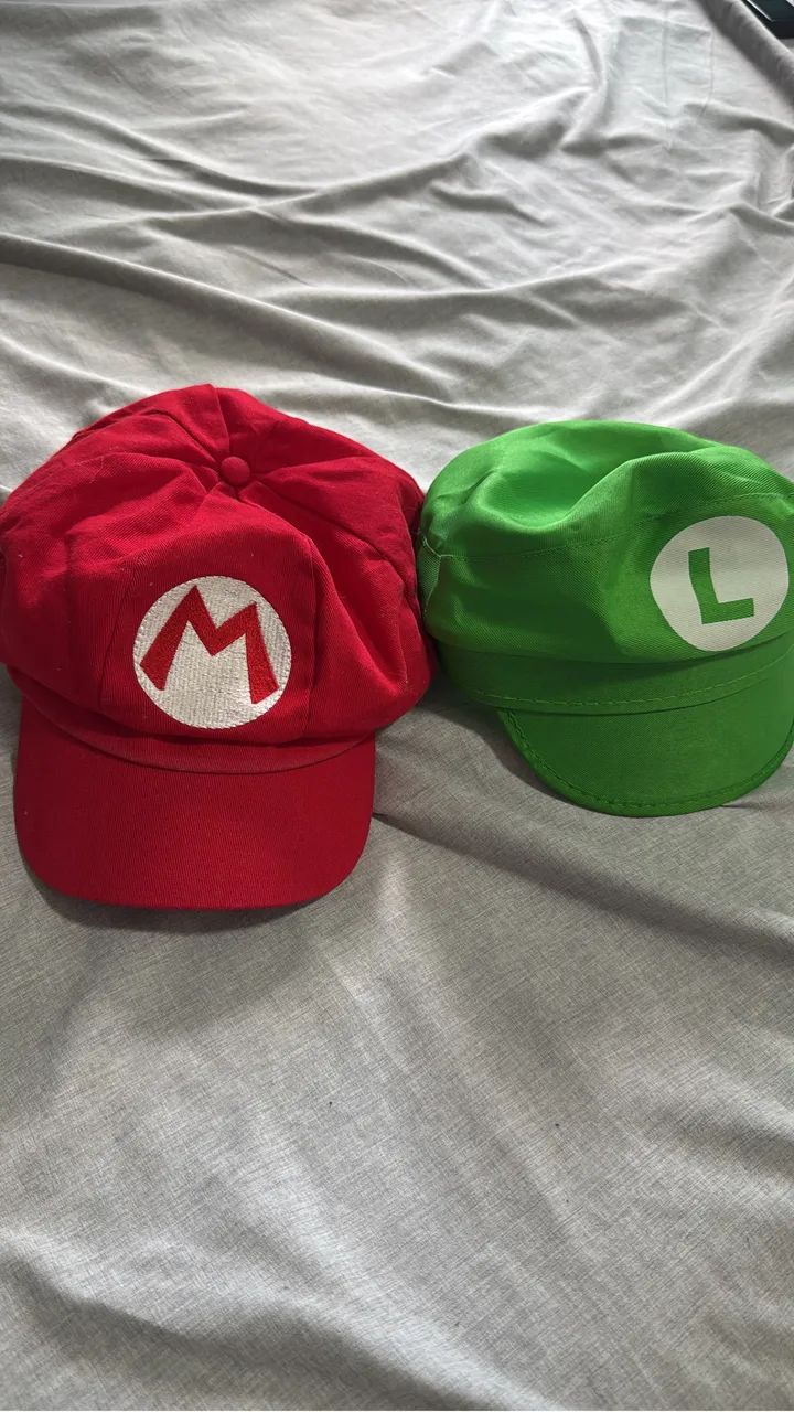 Chapeu do mario e luigui - Foto 3
