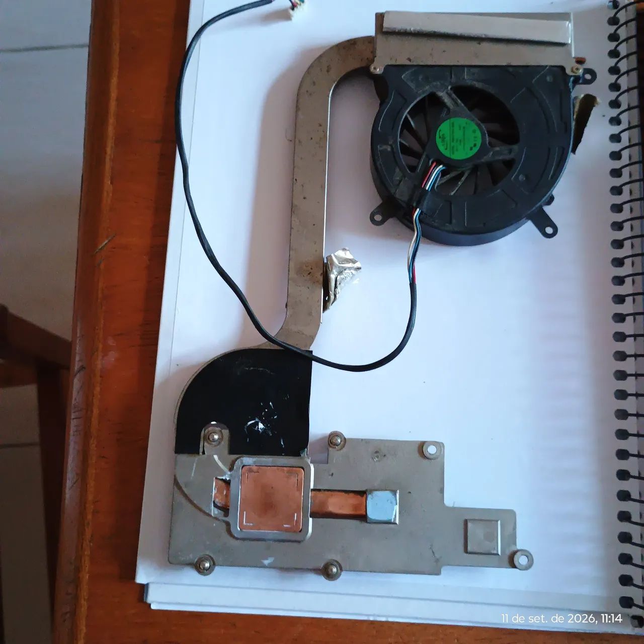 Conjunto Ventoinha e dissipador de cobre  - Foto 3