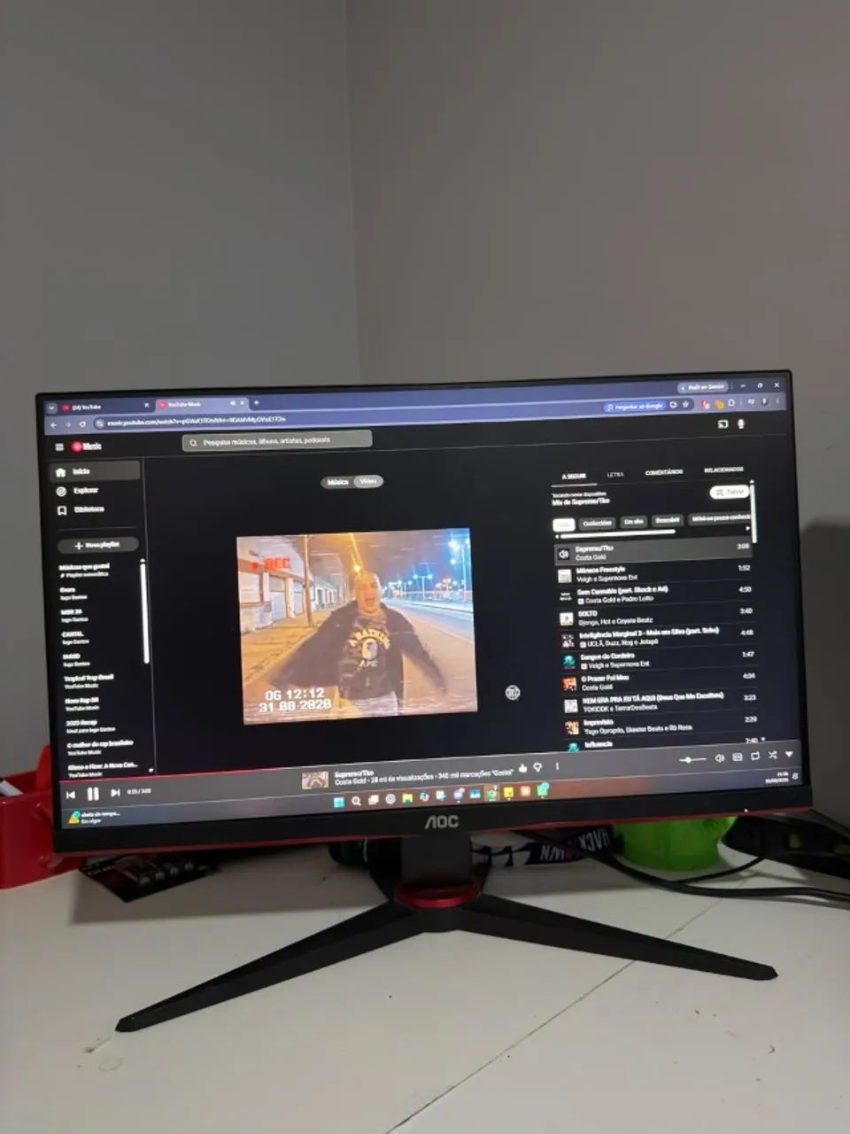  Monitor Gamer AOC Speed 23.8'