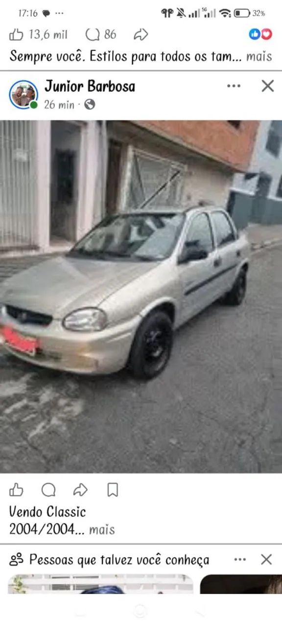 Chevrolet Corsa Sed.wind 1.0/millenium/classic VHC (álcool) 2004