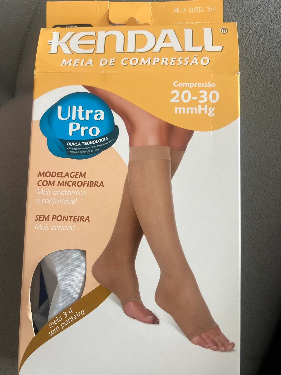Meia Kendall 3/4 M 20-30 nova 35,00