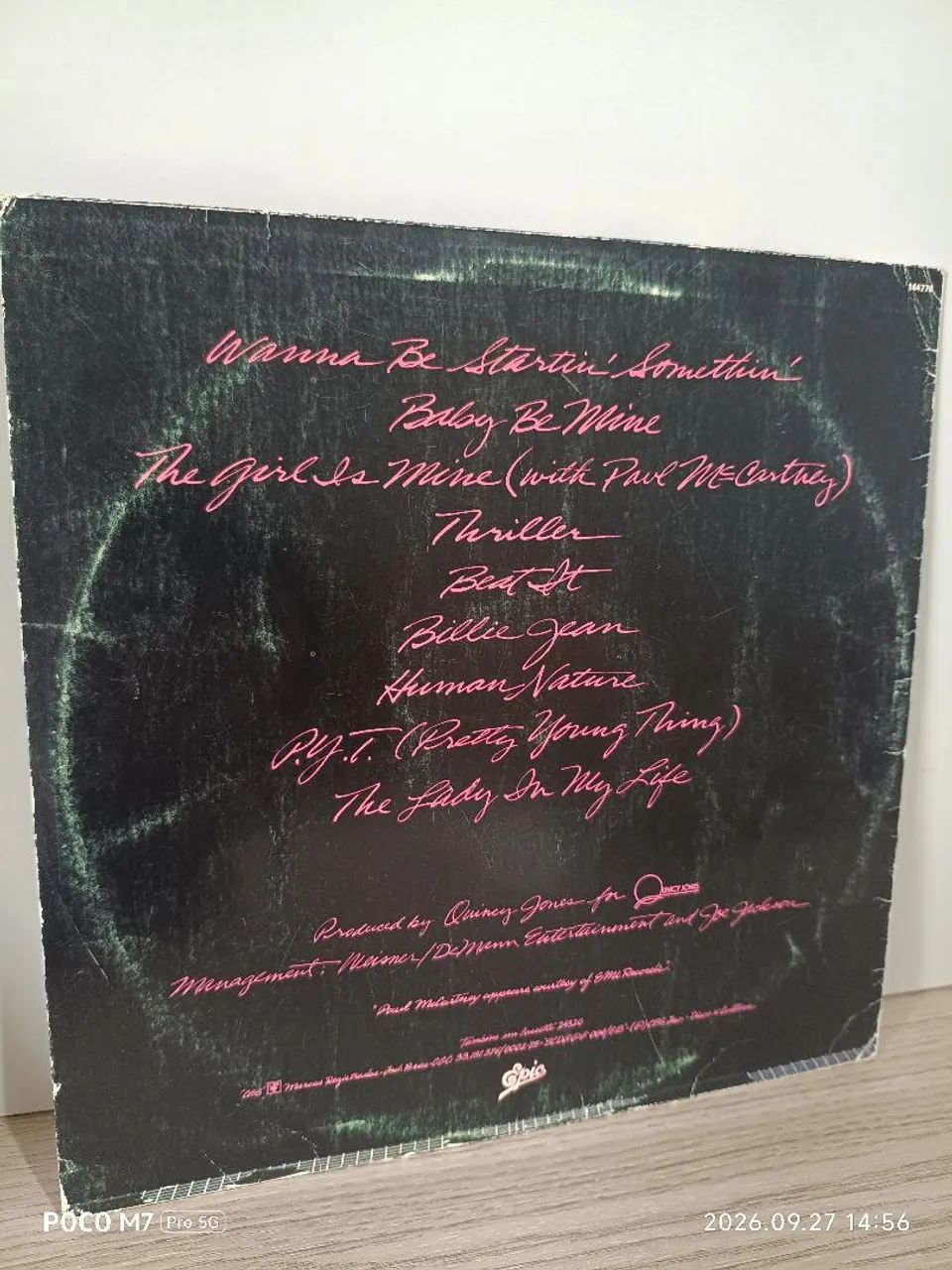 LP THRILLER - MICHAEL JACKSON  - Foto 2