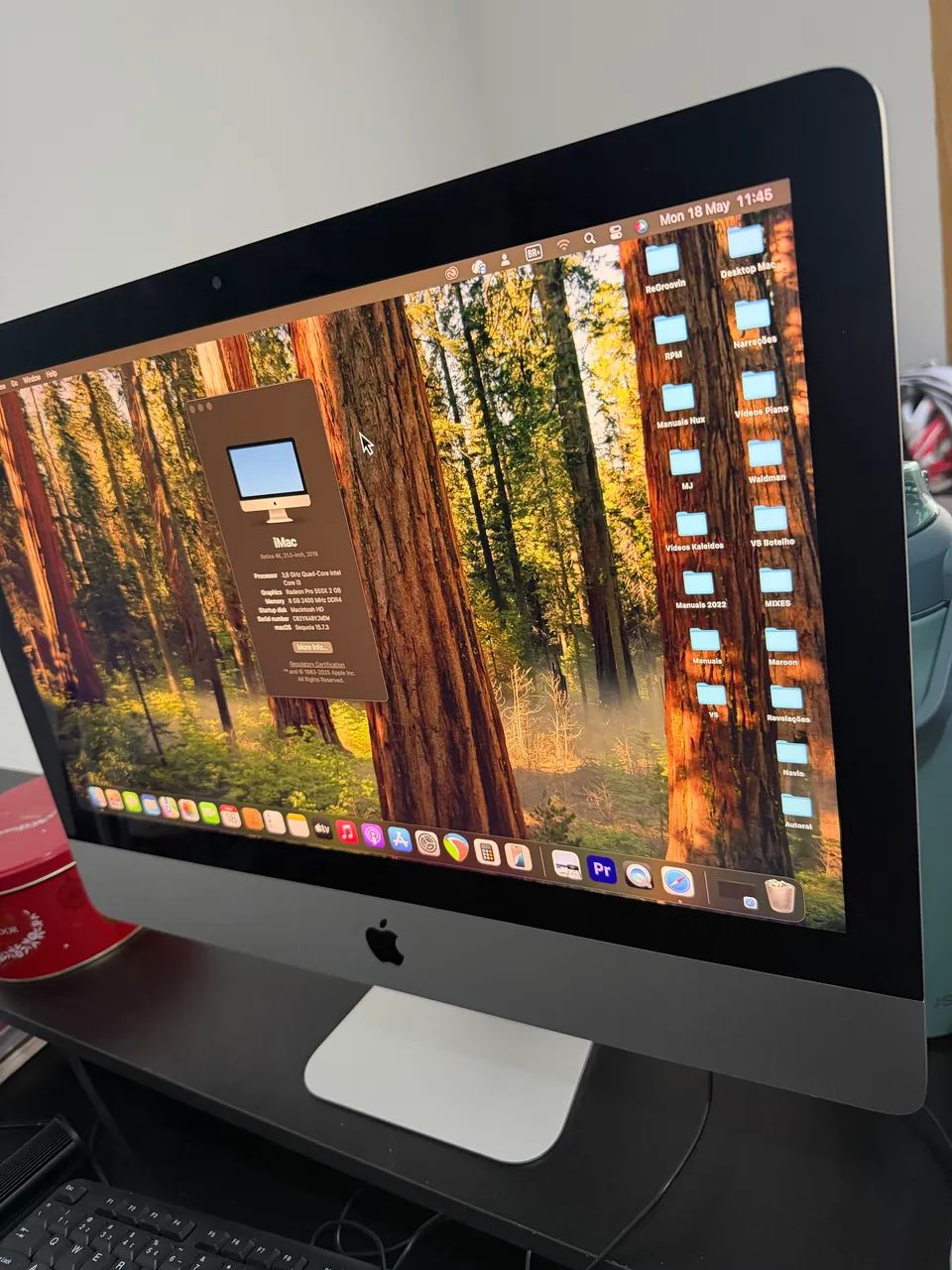 Apple iMac 21,5? Retina 4K (2019) - i3 3,6 GHz / 8 GB RAM / SSD 2