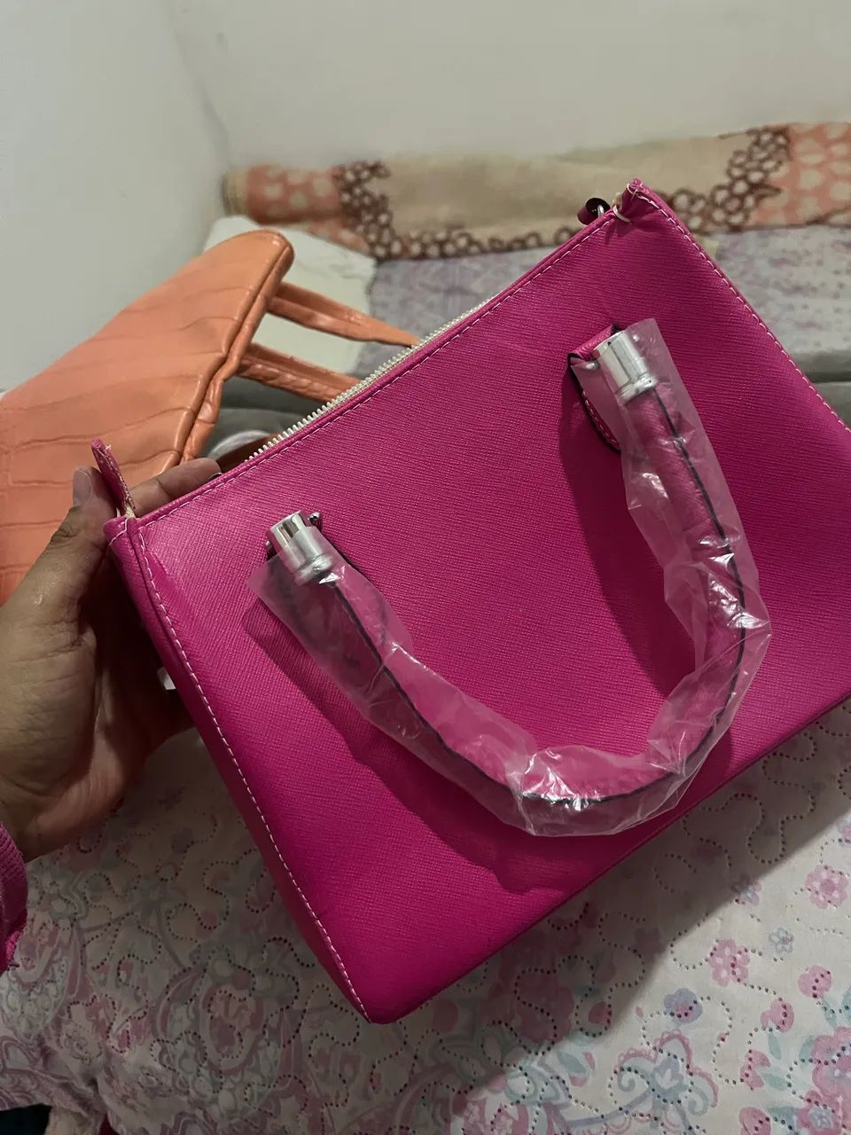 Bolsa Santa Lolla pink rosa - Foto 3