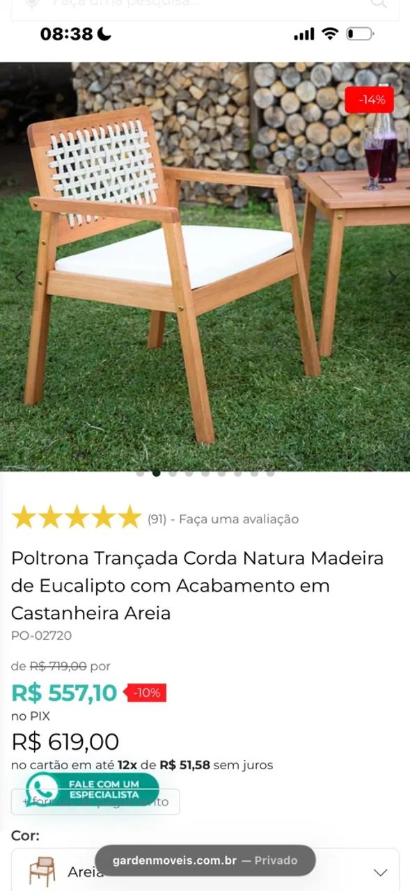 Poltrona varanda 