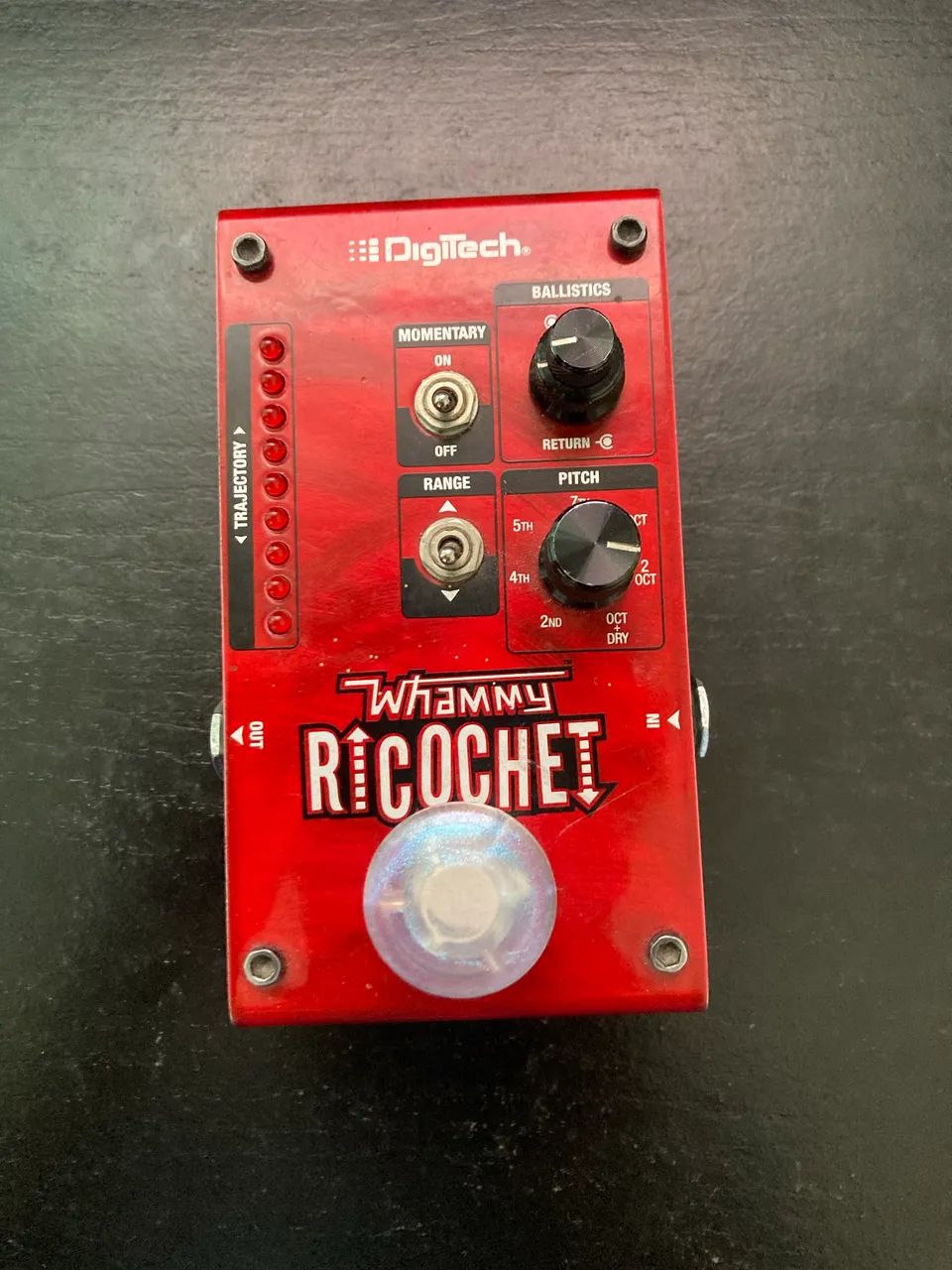  Pedal Oitavador de baixo e guitarra  Whammy Ricochet