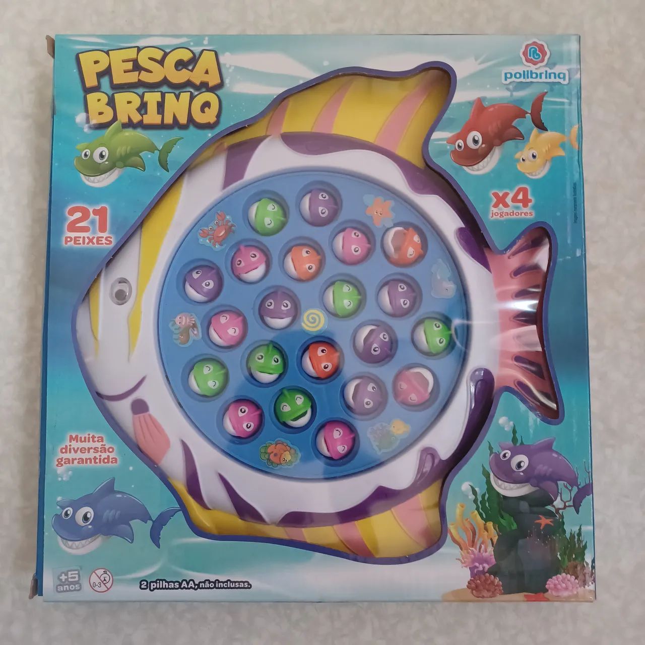 Pesca Brinq 21 peixes
