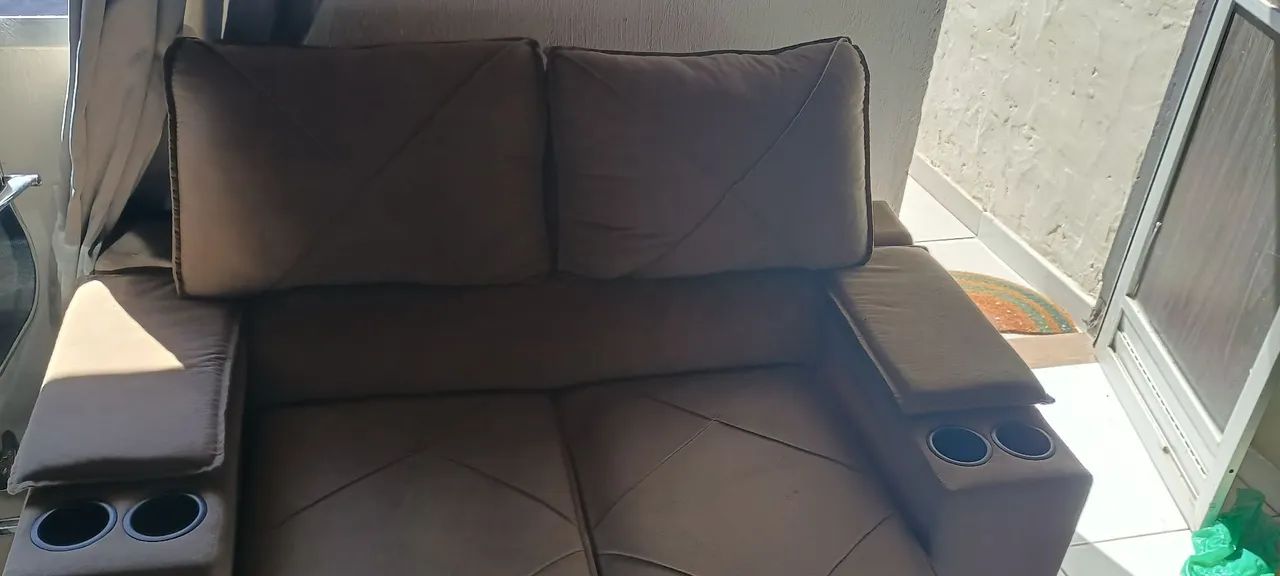 Sofá retrátil 1,50m Ótimo estado NÃO ENTREGO - Foto 5