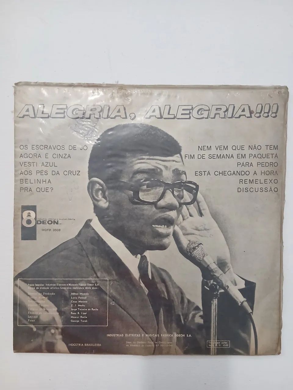 Lp Wilson simonal alegria,alegria!!! 1967 usado  - Foto 2