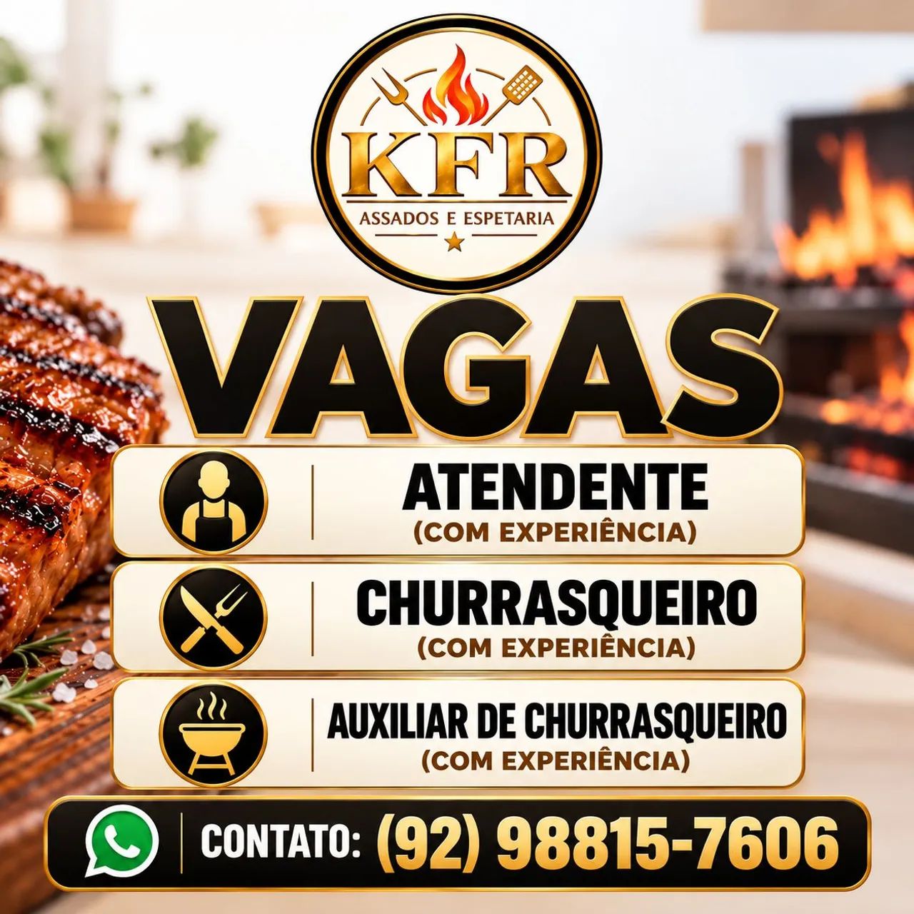 VAGAS LIMITADAS