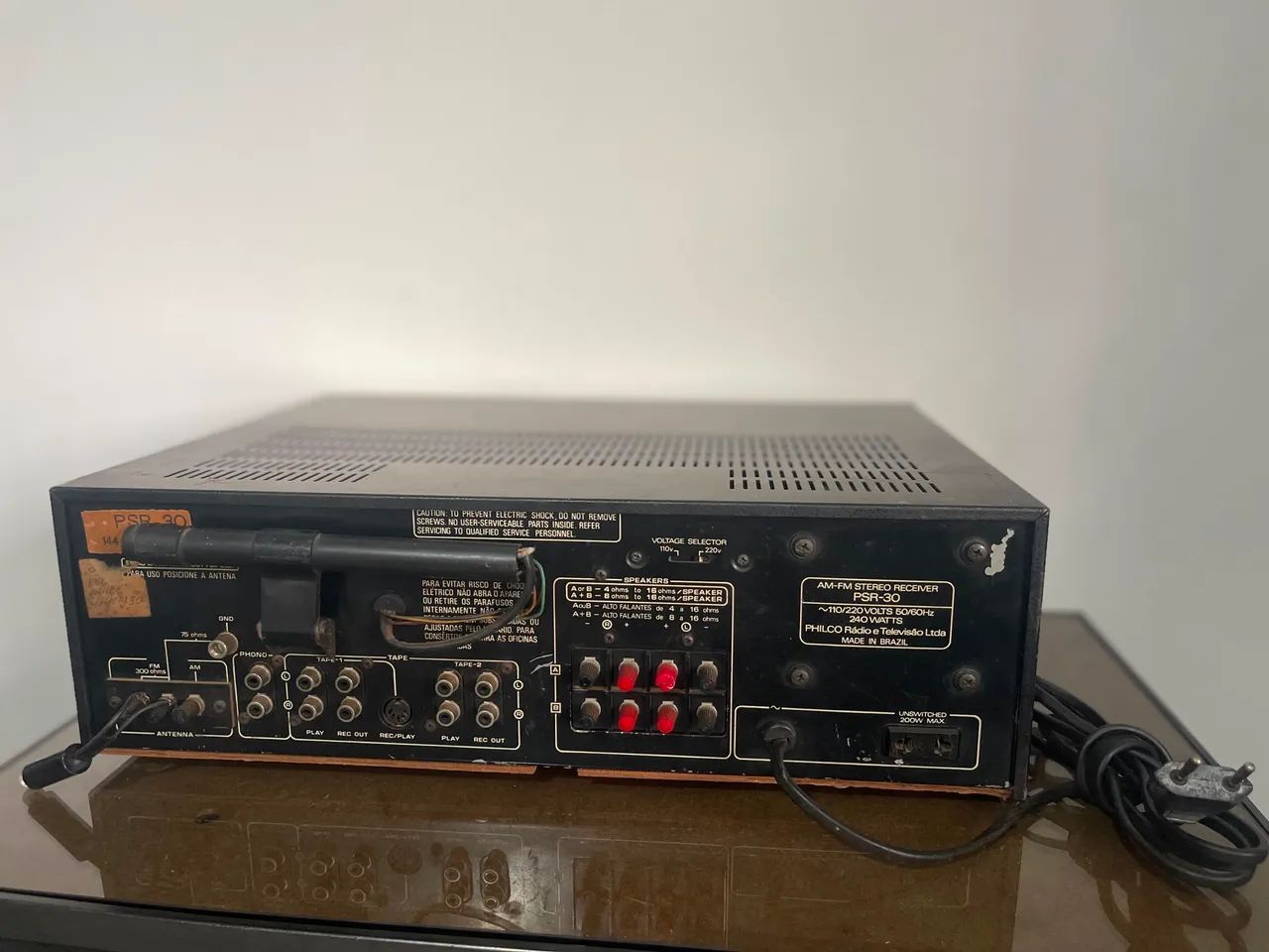 Receiver Philco hitachi psr 30 vintage funcionando tudo  - Foto 2
