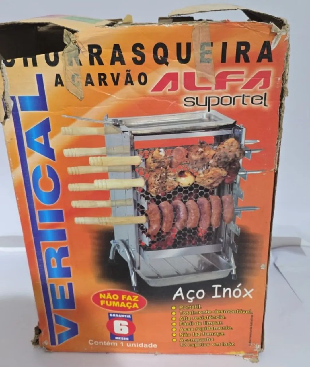 Churrasqueira a carvão Alfa incompleta - Foto 4