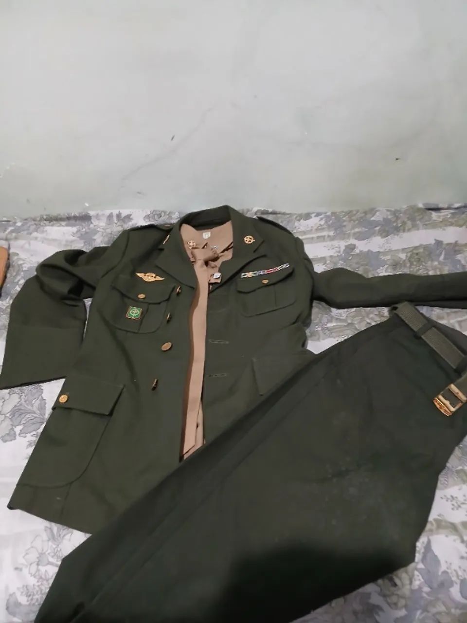 uniforme eb tunica verde
