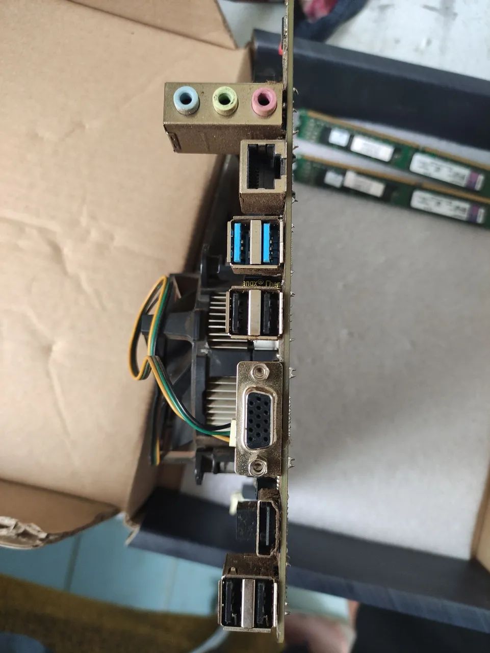 Placa mãe com HDMI e com processador i5 3470 + memória ram  - Foto 2