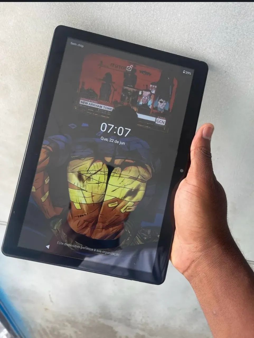 Tablet 10 polegadas M10 pega a chip 