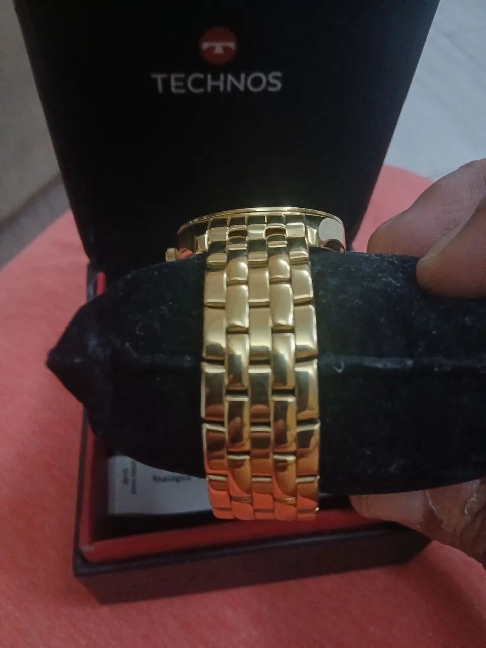 LINDO RELÓGIO FEMININO TECHNOS ELEGANCE DOURADO NOVO - Foto 2