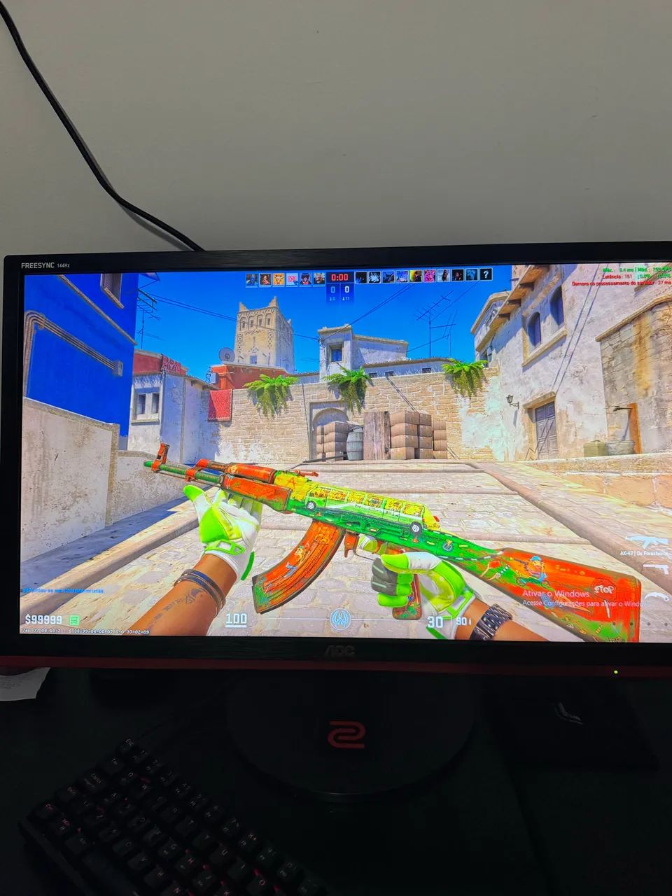 Monitor Gamer AOC 144hz 24? LED