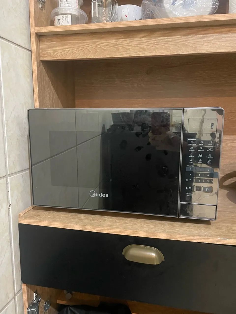 Microondas cinza midea  - Foto 4