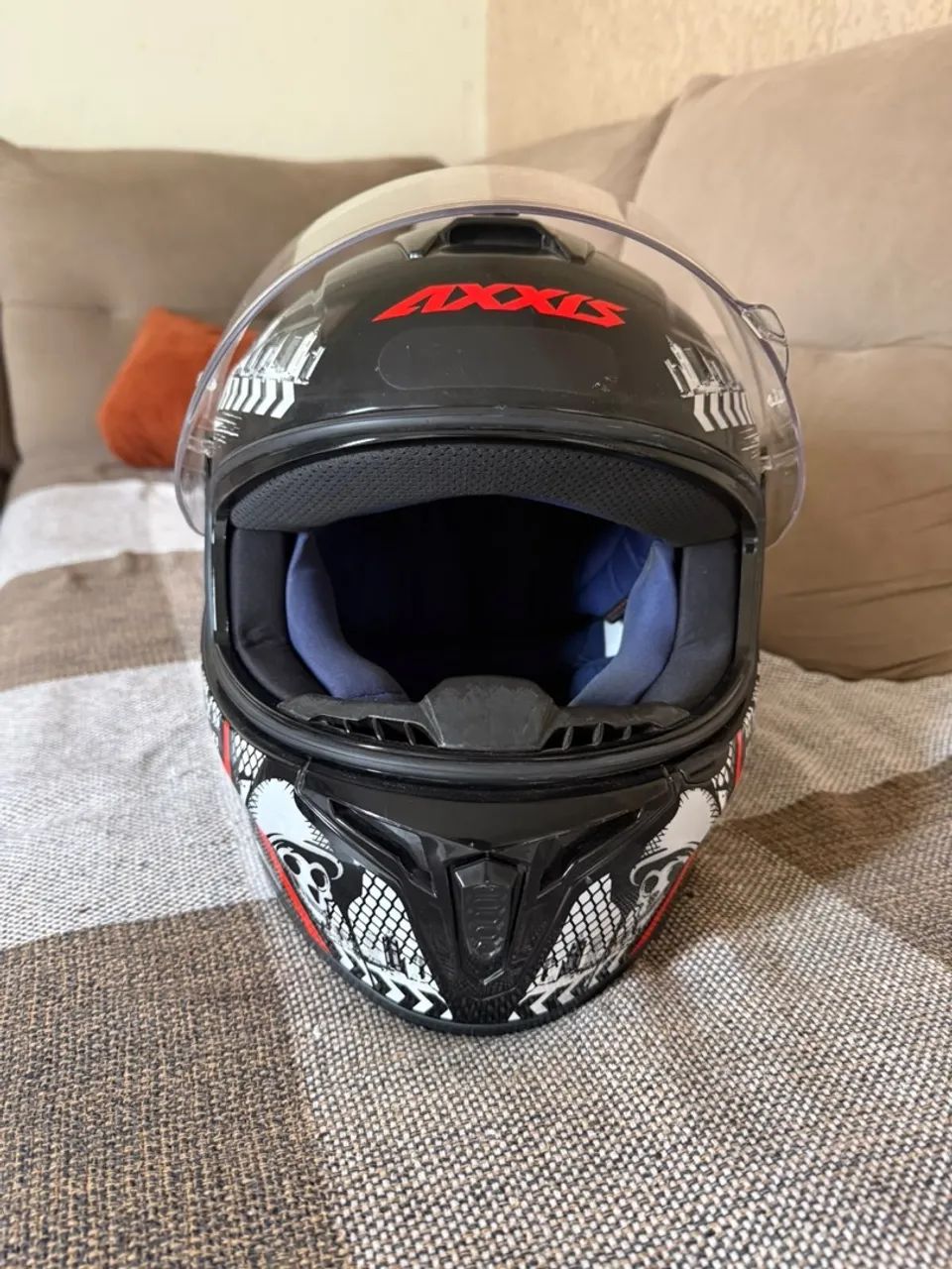 Capacete axxis tam. 55/56  - Foto 3