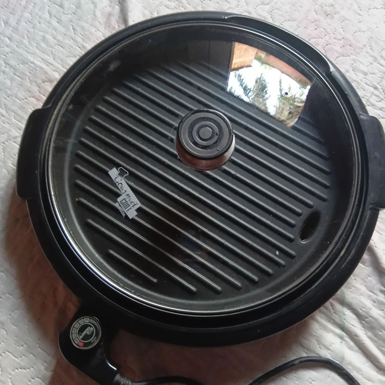 Grill elétrico redondo