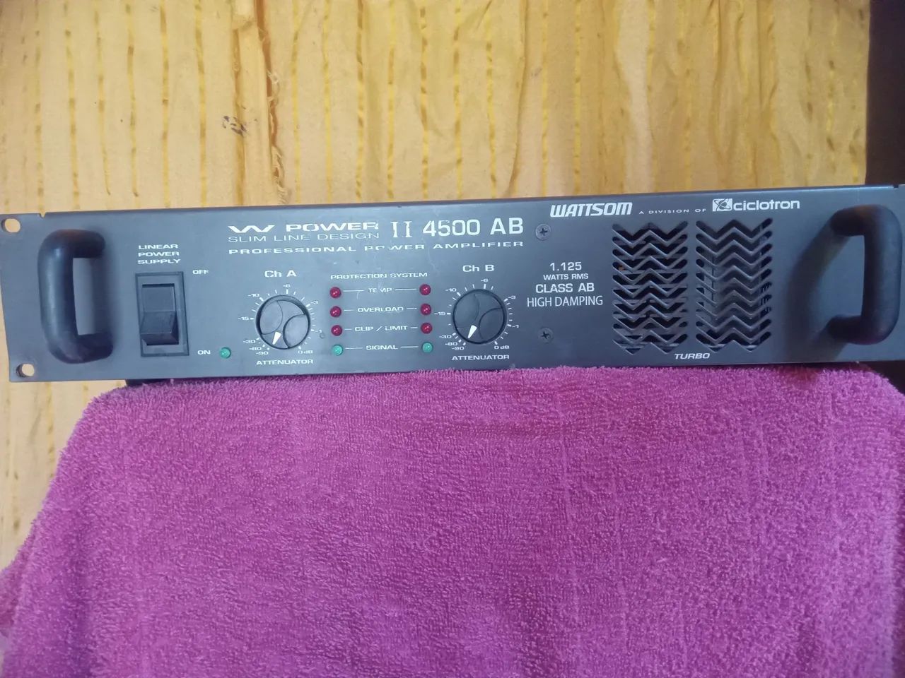 Amplificador wattsom cicloton 4500 - Foto 2