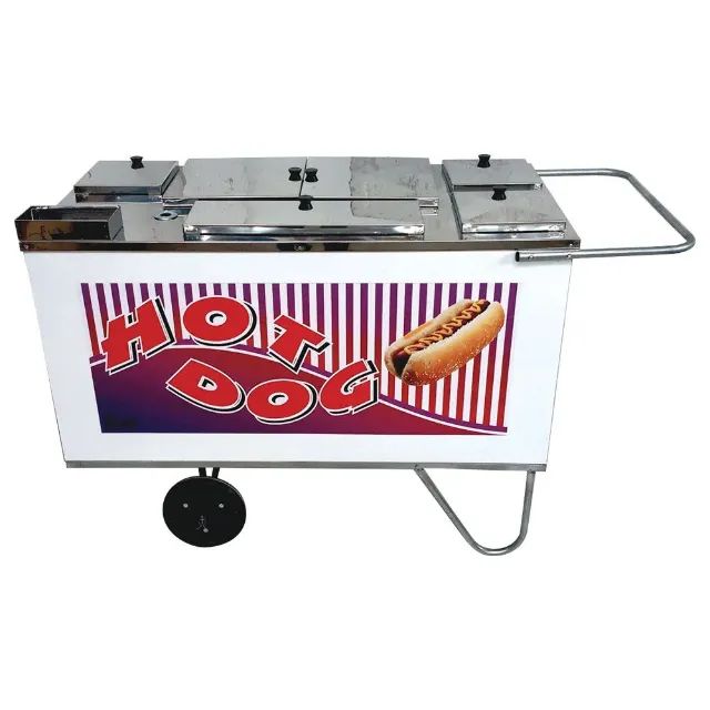 Carrinho hot dog e com chapa de lanche  - Foto 2