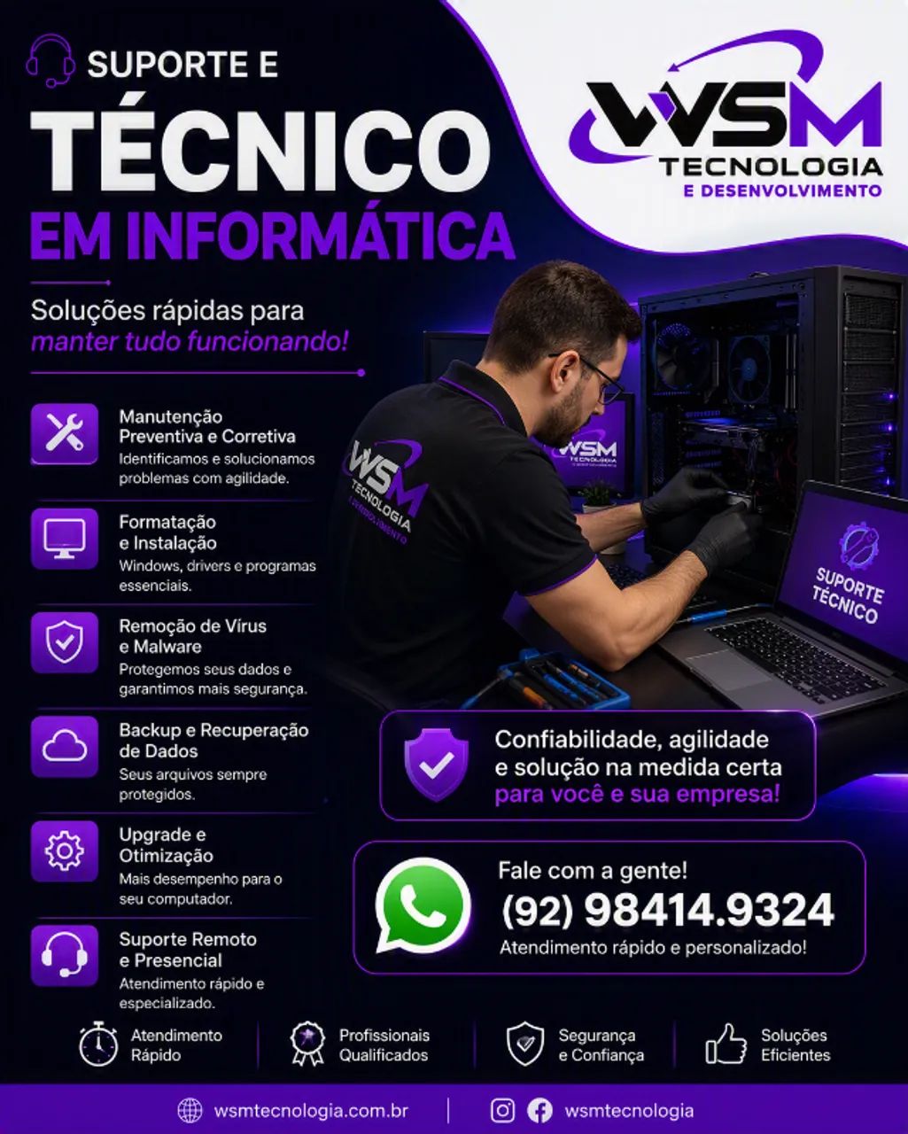 Assistencia Tecnica em Informatica Computadores, Notebooks e Redes Wirelles e Cabeadas
