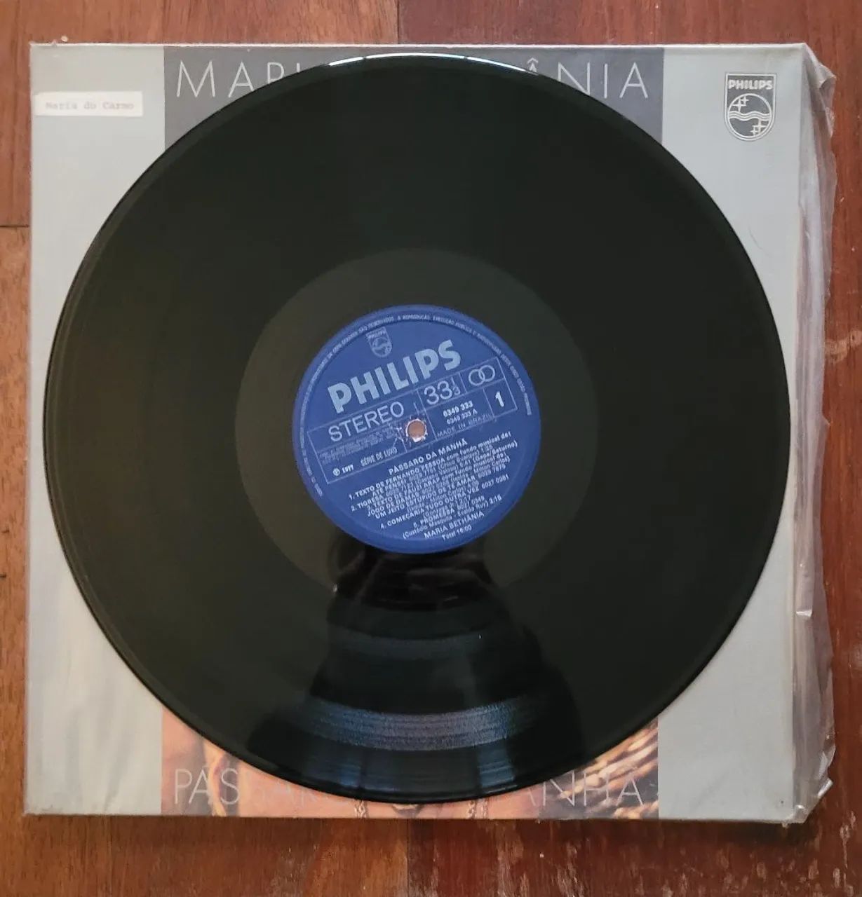 Lp Maria Bethania,  Pássaro da Manhã.  Capa e disco em ótimo estado  - Foto 3