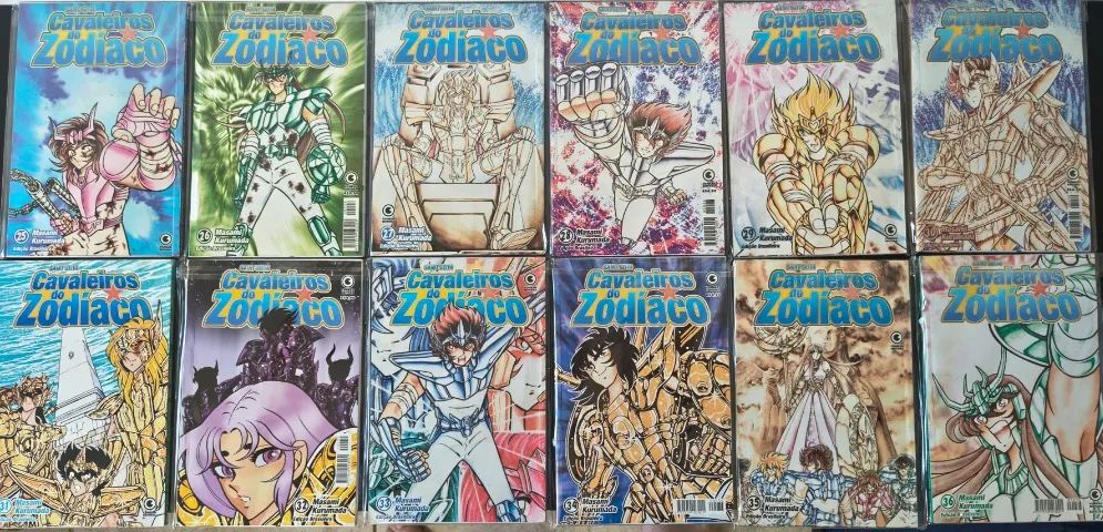 Cavaleiros do zodiaco coleção completa Conrad 1-48 - Livros e