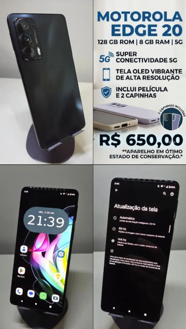 Motorola Edge 20 - 8GB RAM