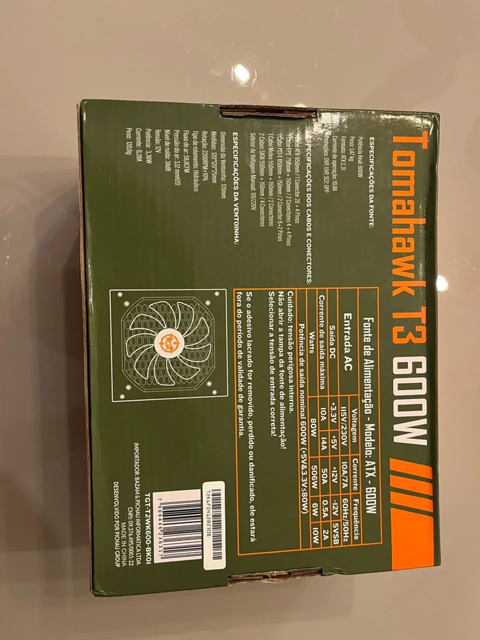 Fonte 600w PC NOVA  |  aceito cartão  - Foto 3