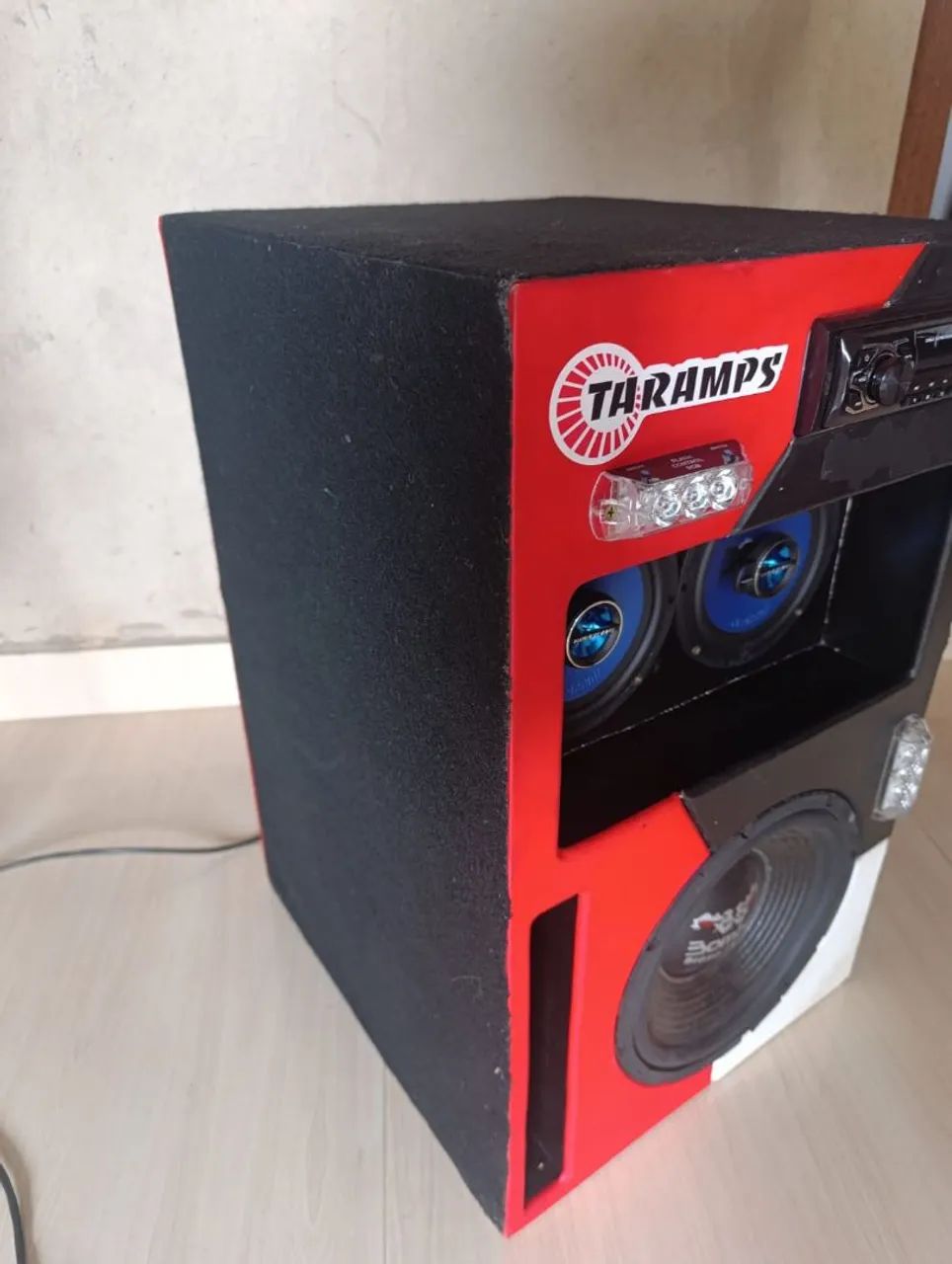 Caixa de som automotivo profissional completa - Auto de 10 polegadas  - Foto 2