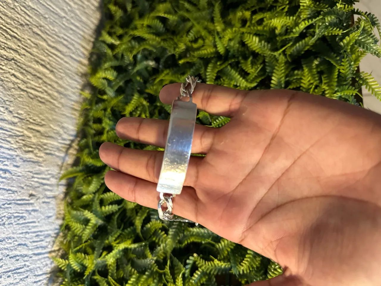 PULSEIRA EM PRATA 925. PLACA  - Foto 3