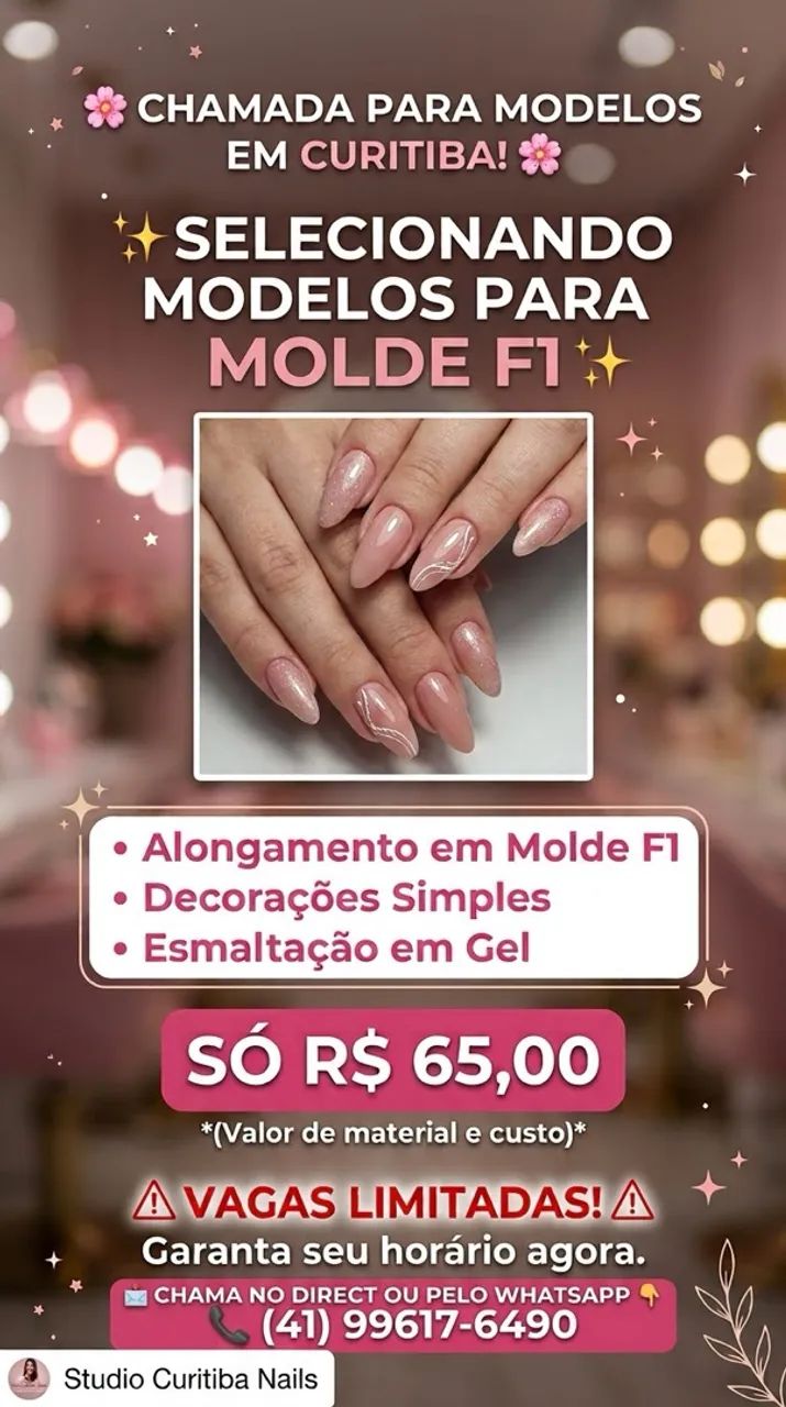 Alongamento de unhas