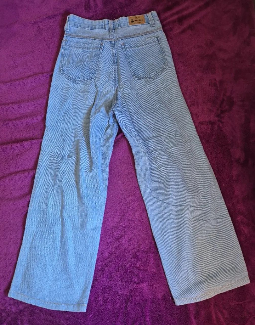 Calça Jeans Clara Wide Leg 36/38 - Foto 2
