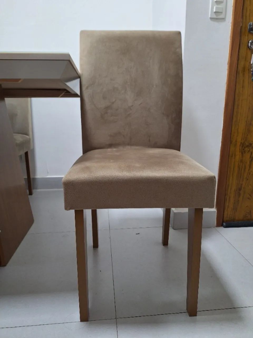 Conjunto de mesa de jantar com 6 cadeiras - Foto 4
