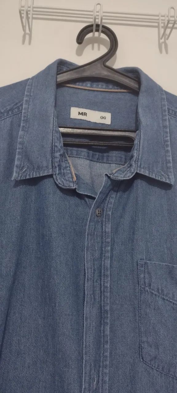 Camisa Jeans masculina  - Foto 4