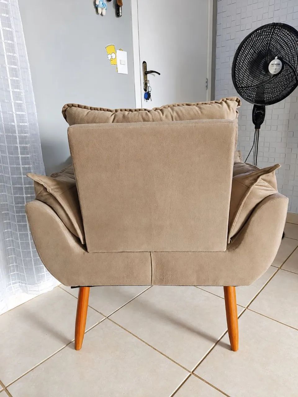 Poltrona Suede-Veludinho  - Foto 3