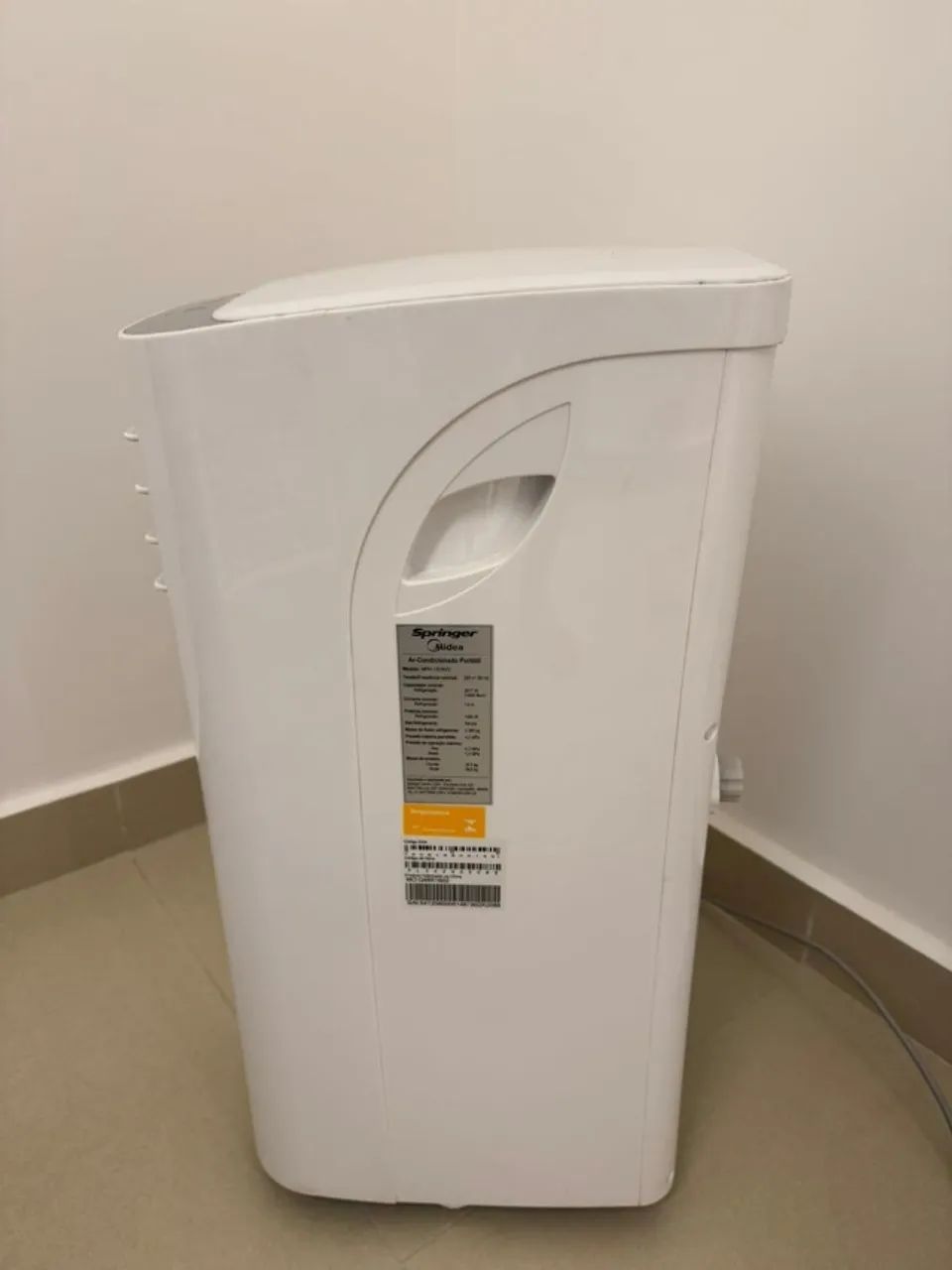 Ar Condicionado Portátil Midea 12000 Btus Frio Branco - Muito bem conservado - Foto 4