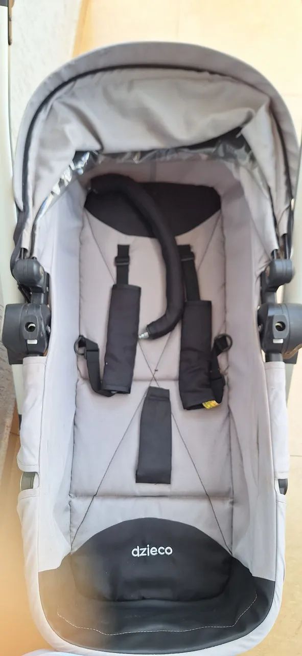 Vende carrinho de bebê com baby conforto e base  galzerano  dzieco  - Foto 4