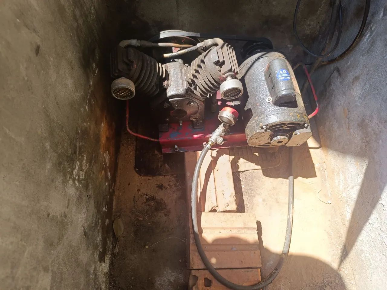 Compressor de ar direto 2 cabeçotes 100% revisado