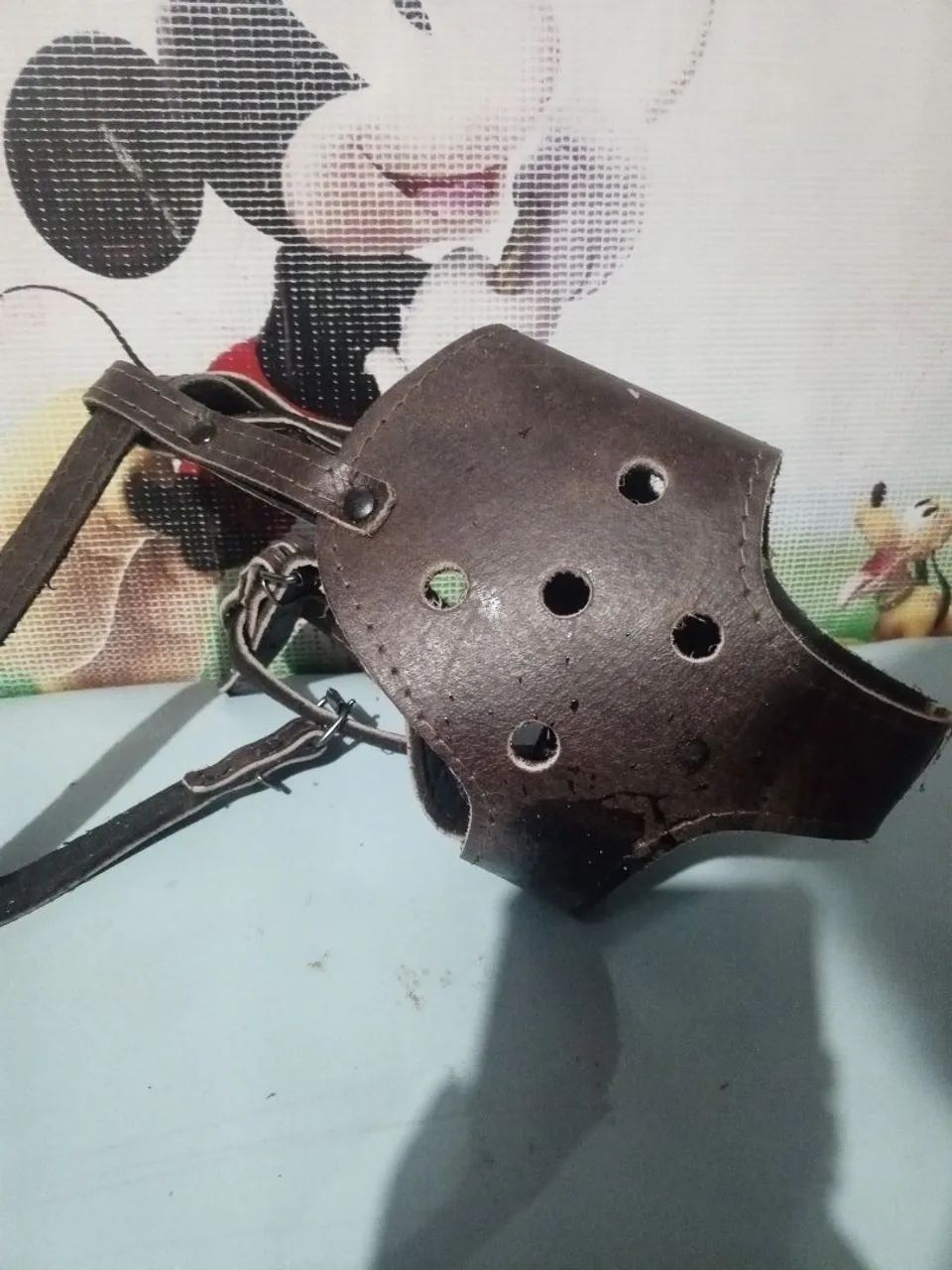 Focinheira pra venda , usada somente uma vez , porém  ficou muito grande. 